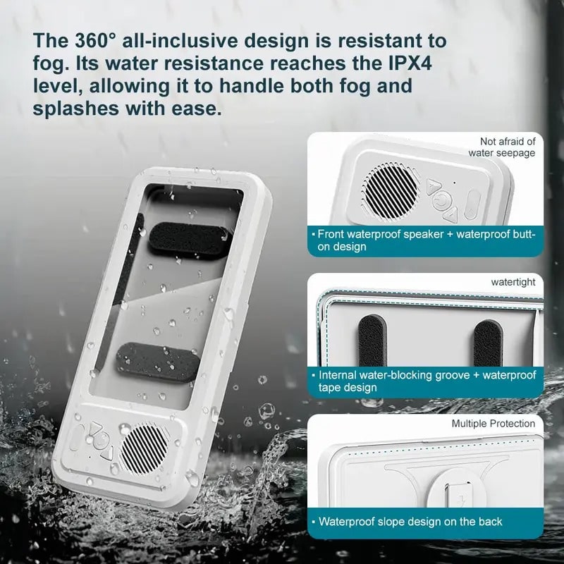 AquaSpin™ 360 Shower Speaker