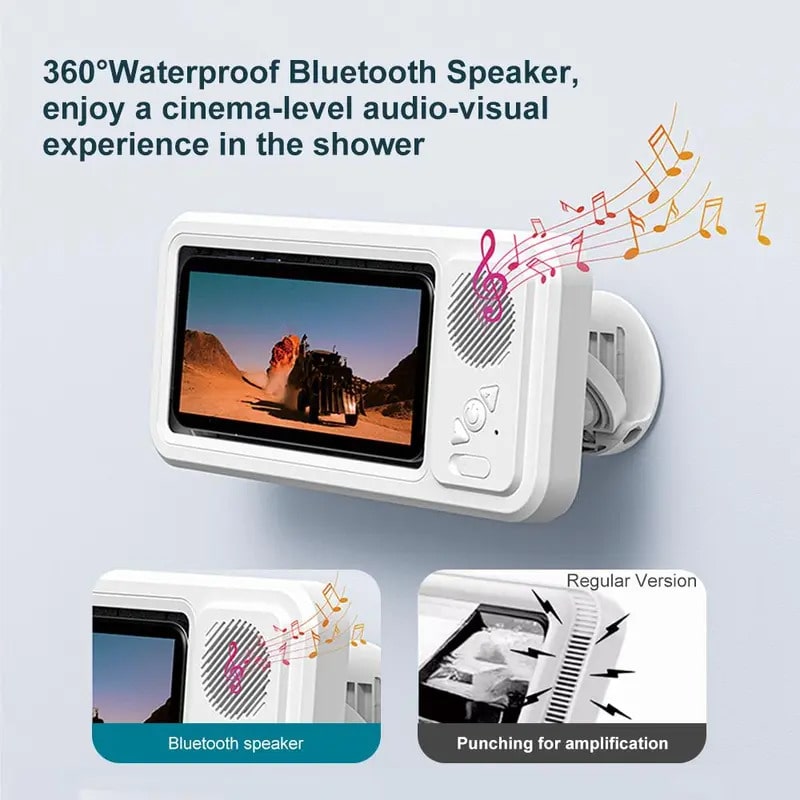 AquaSpin™ 360 Shower Speaker