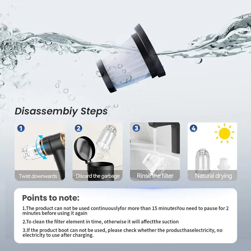 TurboClean™ Handheld Vacuum